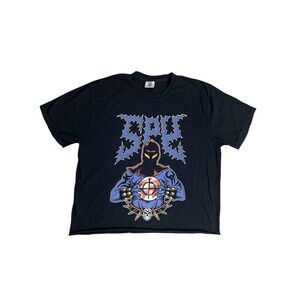 Rare Spy The Executioner Graphic T Shirt World Wide Grunge Goth Rock 80s 90s HTF